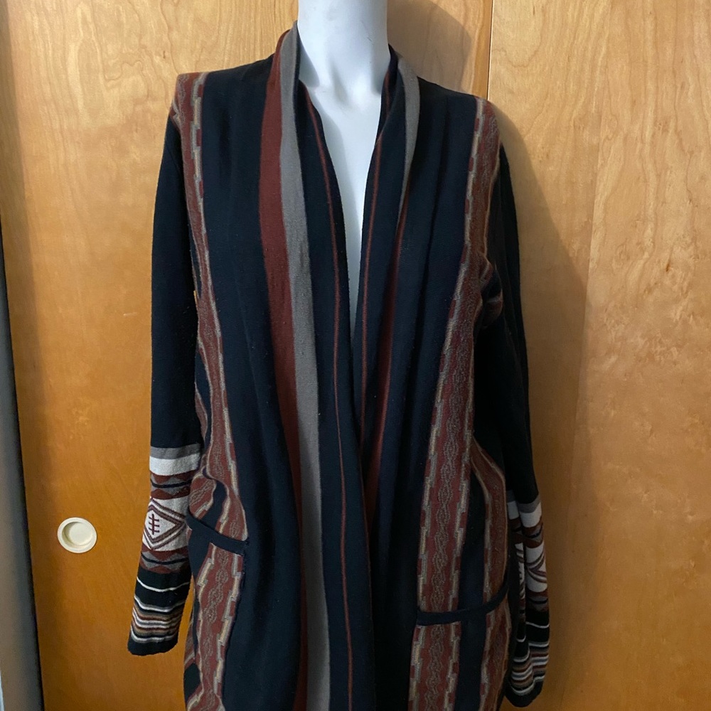 FOREVER 21 Vintage Pattern Cardigan, Size M